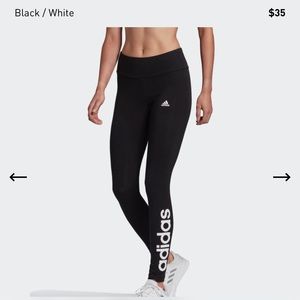 Adidas High Waisted Climalite Leggings